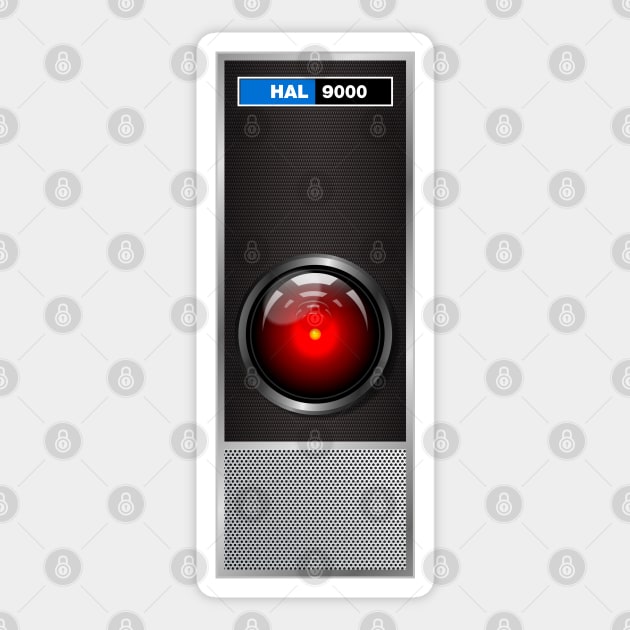 HAL 9000 Sticker by muskitt